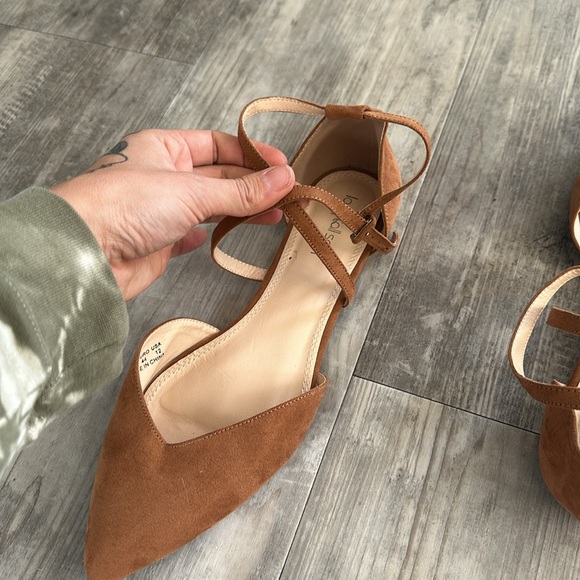 pointed toe ankle-strap flats - Picture 6 of 6